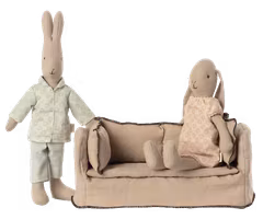 Maileg Soffa till Dockskåp Stor - Brun Beige