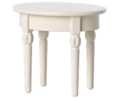 Maileg Vitt Sidobord i Metall - Sideboard Litet Bord Soffbord
