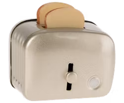 Maileg Brödrost med Brödskivor Silver