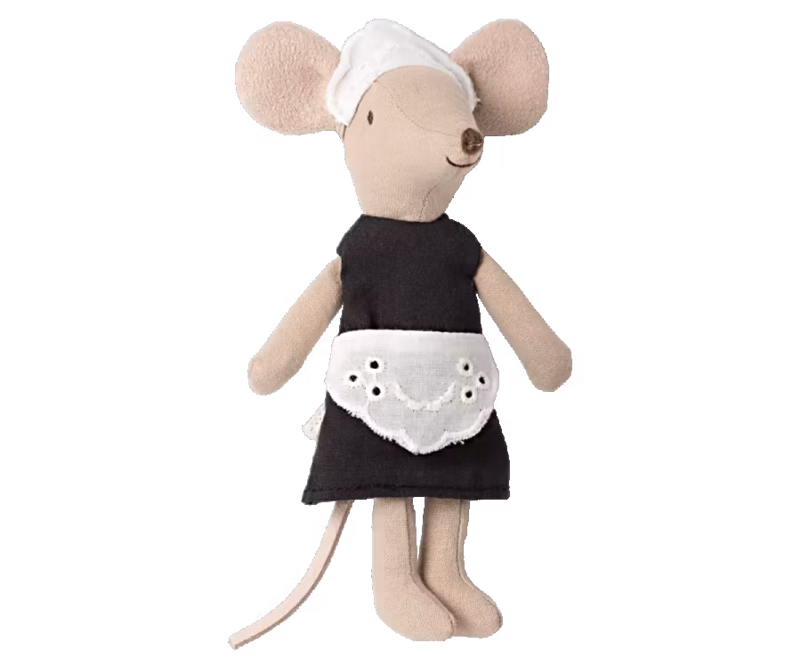 Maileg Servitris Mus med Magneter i Händerna - Maid Mouse