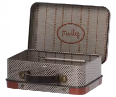 Maileg Resväska i Metall - Vintage Travel Grå