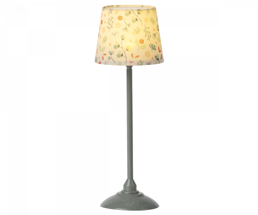 Maileg Golvlampa Stor Blommig Grön Mint
