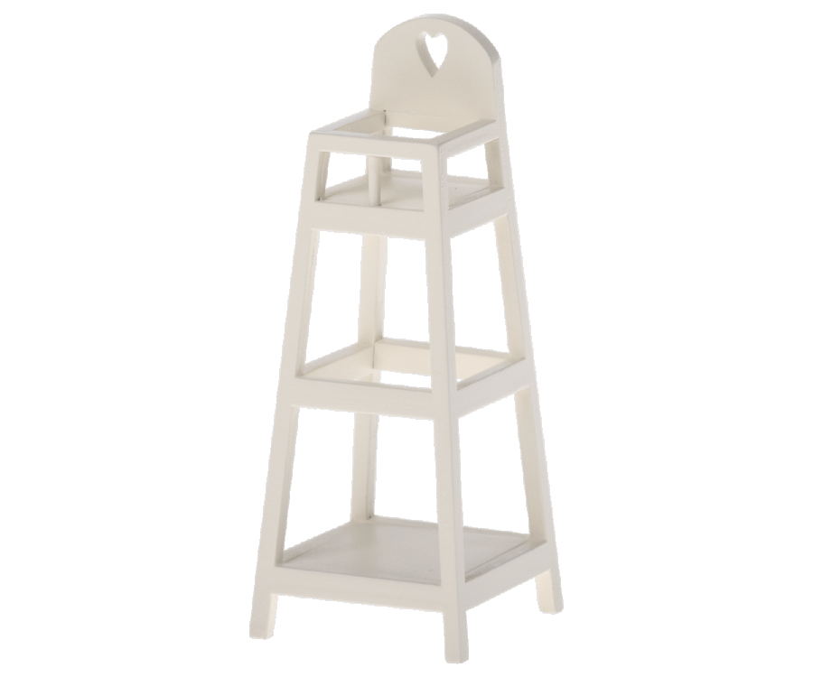 Maileg Barnstol Till Kanin My vit - Hög Matstol