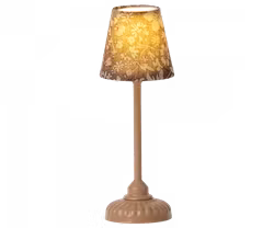 Maileg Vintage Golvlampa Liten Blommig Rosa