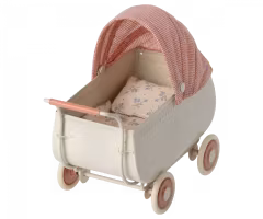 Maileg Vintage Barnvagn till Kaniner Rosa - Pram Micro Coral