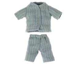 Maileg Pyjamas till Storebror Mus - Blå Randig