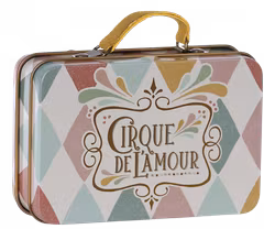 Maileg Resväska i Metall - Mönstrad Cirkus Harlequin