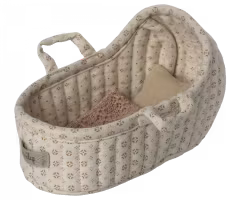 Maileg Carrycot Liggdel Med Kudde och Filt Micro Vit