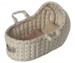 Maileg Carrycot Liggdel Med Kudde och Filt Micro Vit