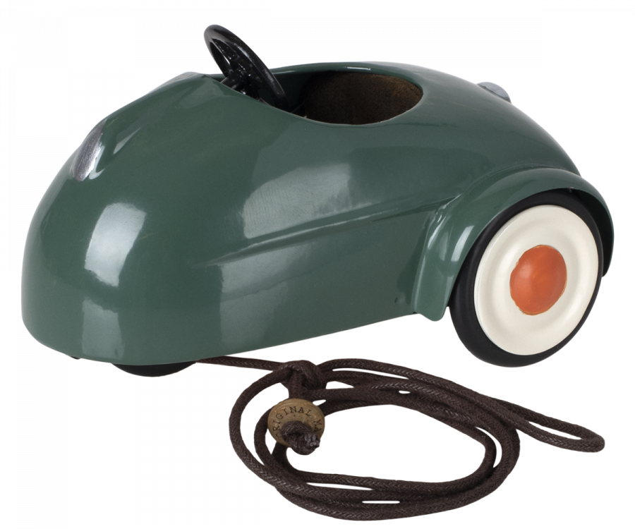 Maileg Bil till Mus Mörkgrön Grön med Dragsnöre