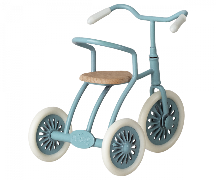 Maileg Cykel Trehjuling till Mus Blå med Magneter i Handtaget