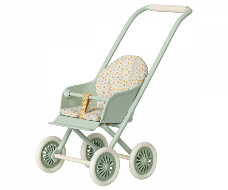 Maileg Stroller Sittvagn till Kanin Micro Mint Grön Blå