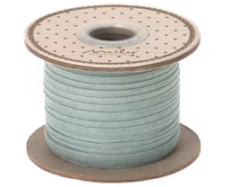 Maileg Bomullsband 25 m - Dark Mint Ljusblått Blått Band på Pappers Rulle