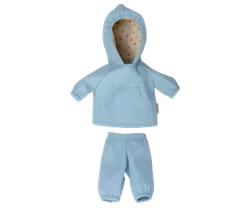 Maileg Regnkläder till Teddy Junior - Blå