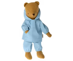 Maileg Regnkläder till Teddy Junior - Blå