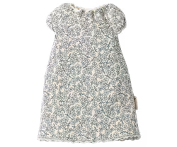 Maileg Nattlinne till Mamma Teddy - Blommigt Blå