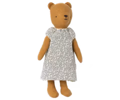 Maileg Nattlinne till Mamma Teddy - Blommigt Blå