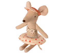 Maileg Badring Röda Prickar - Red Dots Prickig Röd