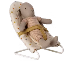 Maileg Babysitter till Kaniner - Micro Multi Dots Prickig Pastell