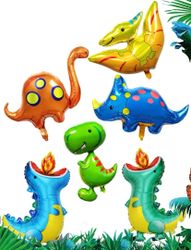 Folieballong Set Dinosaurier - Ballong Dino 6 st