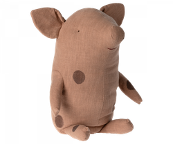 Maileg Sittande Gris Prickig Rosa Stor - Tryffelgris Truffle Pig Vintage Rose Mjukisdjur