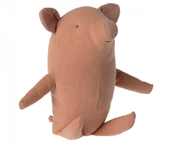 Maileg Sittande Gris med Tyngd i Rumpan Small - Tryffelgris Truffle Pig Mjukisdjur