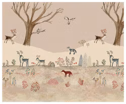 Maileg Presentpapper Mönstrat 10 m - Winter Wonderland