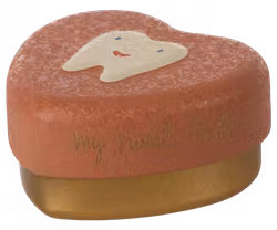 Maileg Tandask Hjärta Rosa Guld - My Sweet Tooth Rose