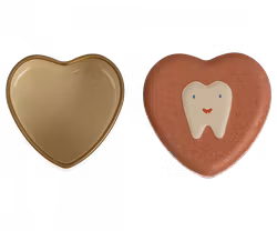 Maileg Tandask Hjärta Rosa Guld - My Sweet Tooth Rose