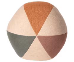 Maileg Mjuk Boll Stor - Flerfärgad Vit Rosa Grön Gul Skimrande