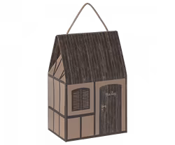 Maileg Presentpåse Farmhouse - Rose Rosa Påse Hus