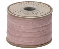 Maileg Bomullsband Brett 20 m - Heather Rosa Lila Band på Pappers Rulle