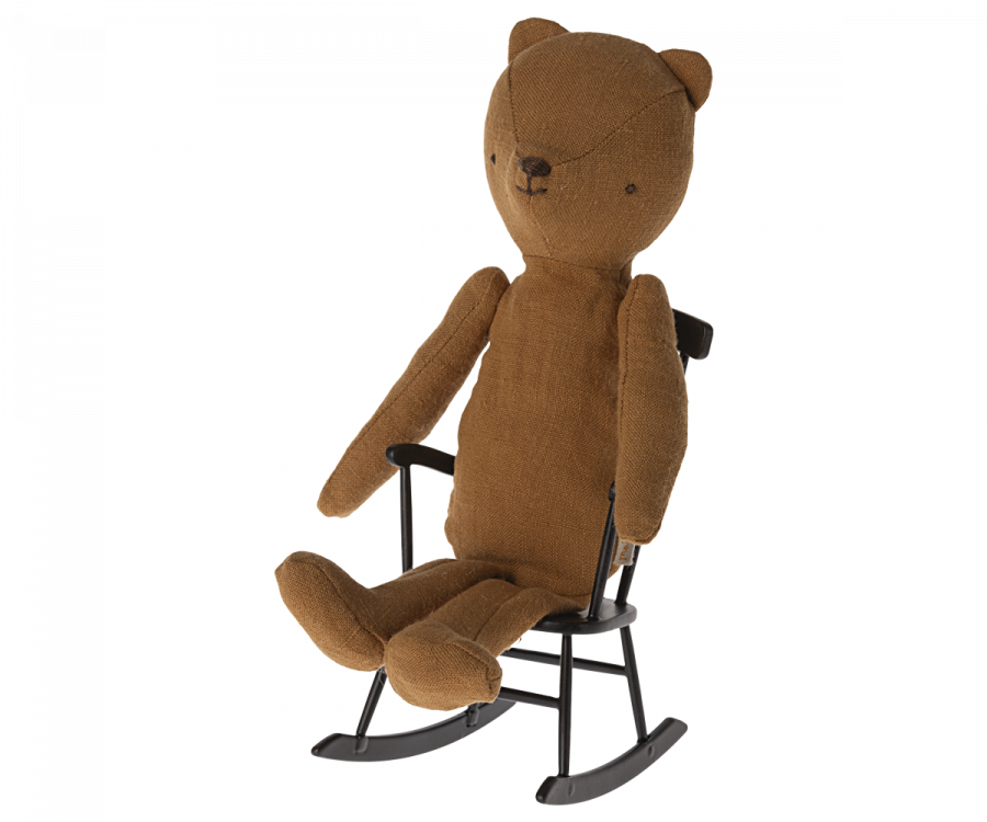 Maileg Gungstol till Kanin - Svart Antracit