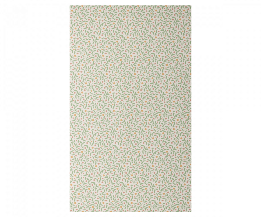 Maileg Presentpapper Mönstrat Grönt 10 m - Berry Branches