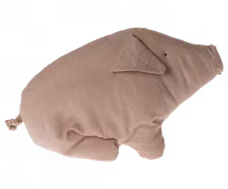 Maileg Rutig Gris Medium - Polly Pork Mjukisdjur Rosa