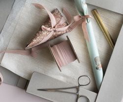 Maileg Presentpapper Blommigt Rosa 10 m - Blossom Rose