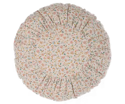 Maileg Rund Kudde Blommig Rosa Large - Merle