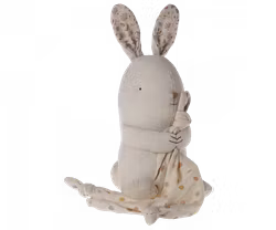Maileg Vit Kanin med Speldosa och Snuttefilt - Lullaby Friends Nature