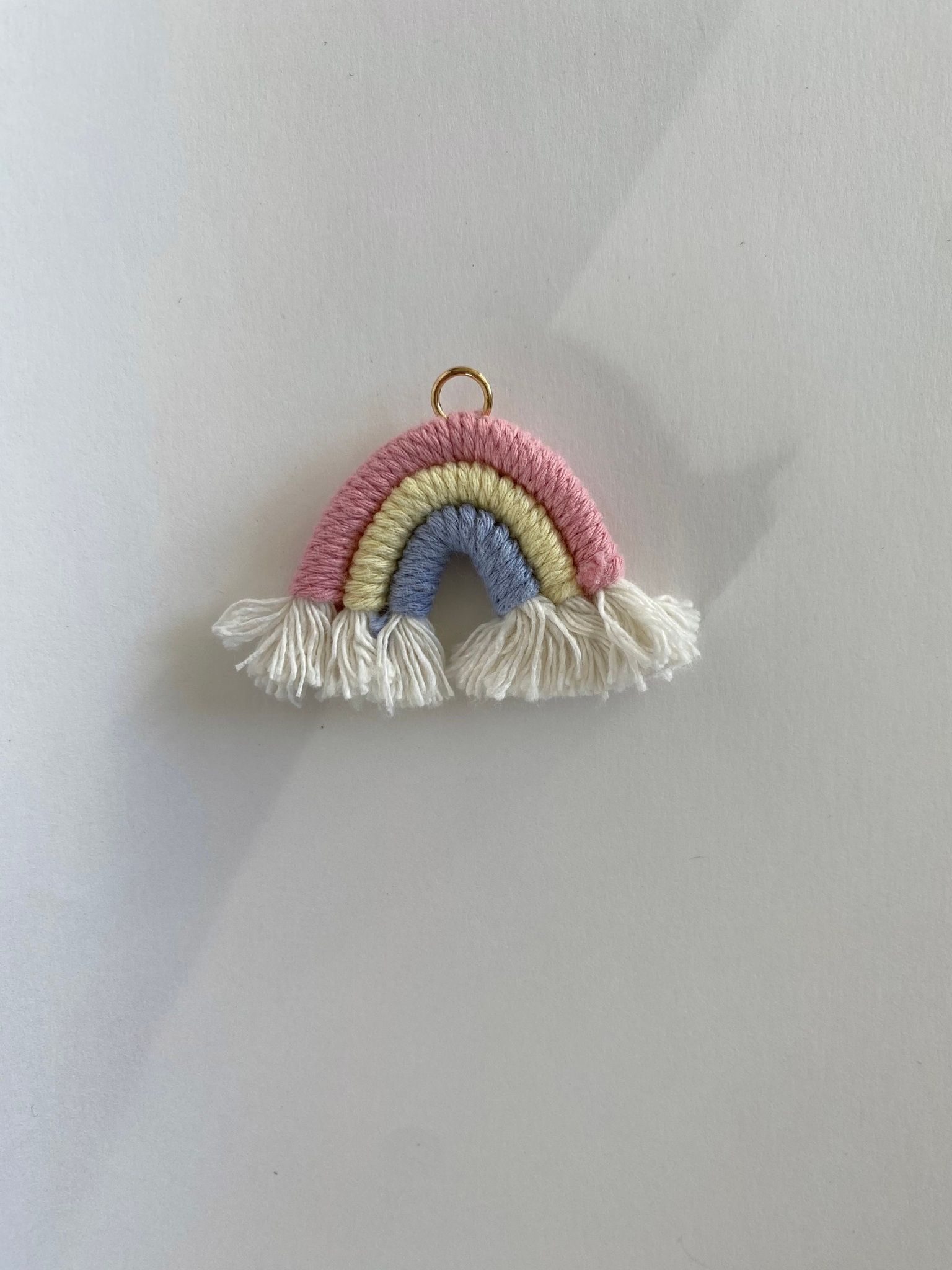 Regnbåge Pastell Miniatyr Dekoration till Dockskåpet - Väggdekoration Rosa Gul Blå