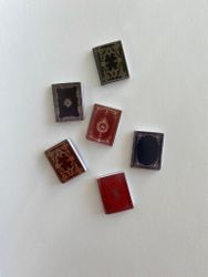 Böcker i Miniatyr Dekoration till Dockskåpet Bok - 3 st