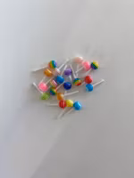 Godisklubba Miniatyr Godis Klubba till Dockskåpet - Set om 3
