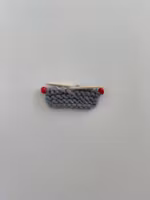 Stickning Miniatyr Dekoration till Dockskåpet Sticka Stickor