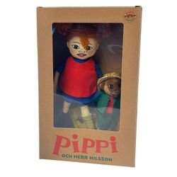 Pippi Långstrump och Herr Nilsson - Set Mjuka dockor Mjukisdjur Docka