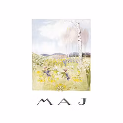 Vykort Månadskort Maj Elsa Beskow