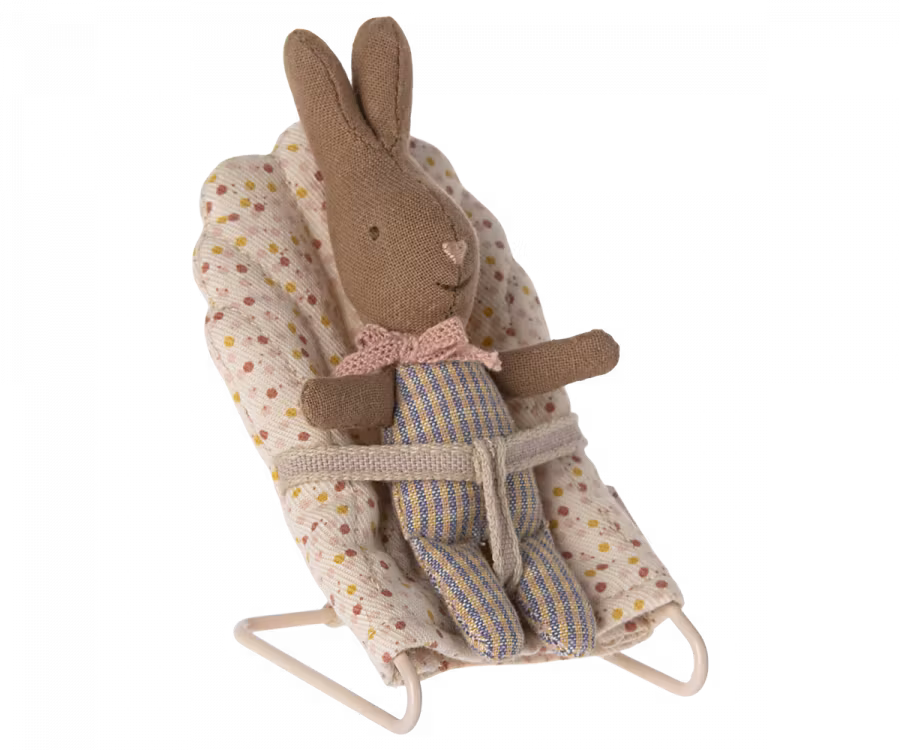 Maileg Babysitter till Möss - My Små Prickar Prickig Rosa Gul