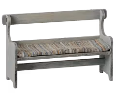 Maileg Bänk med Sittdyna - Vintage Offwhite Vit Sittbänk
