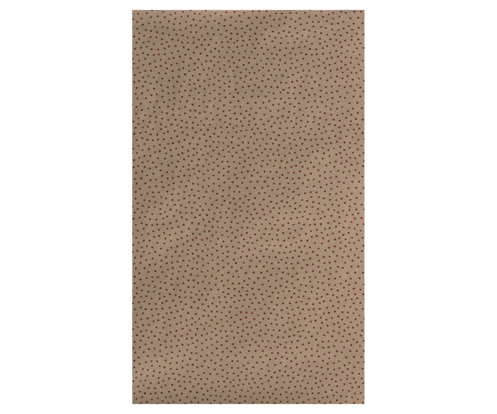 Maileg Presentpapper Prickigt Brunt 10 m - Polka Red