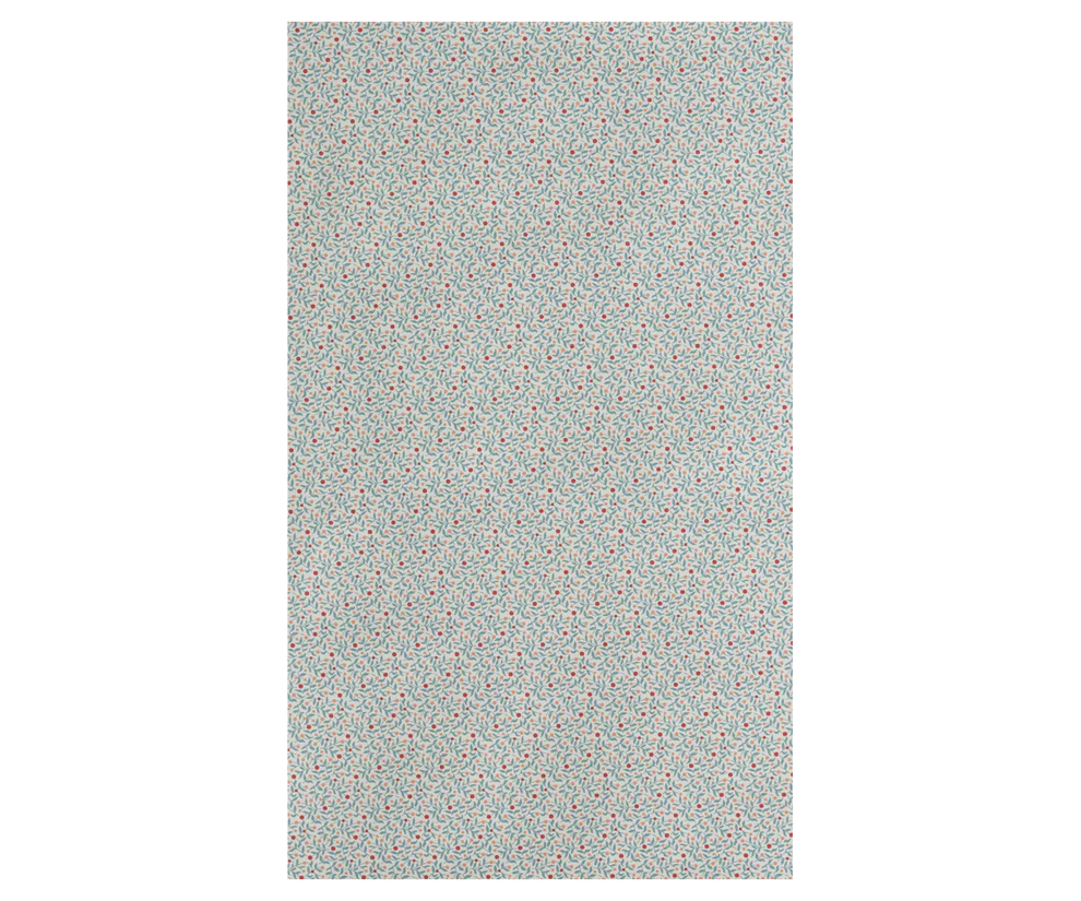 Maileg Presentpapper Mönstrat Blått 10 m -  Berry Branches Dusty Blue