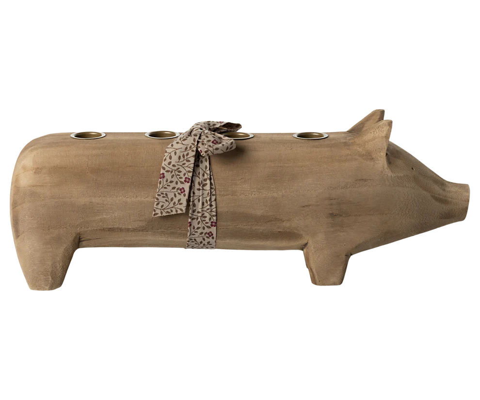 Maileg Gris Ljusstake Large - Natur