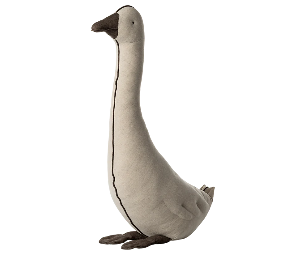 Maileg Mjukisdjur Gås med Dekorativa Sömmar - Natur Beige Ljust Brun
